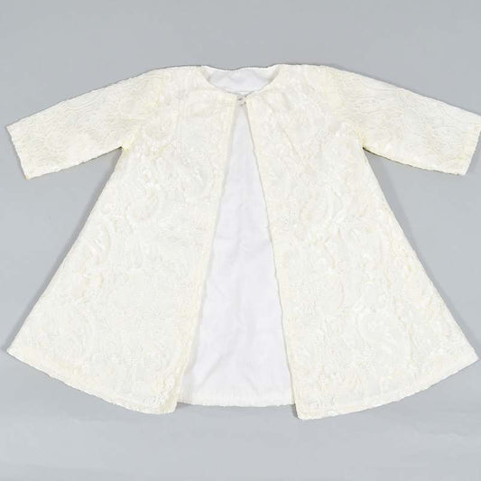 Βαφτιστικό Σετ φόρεμα- καπαρντίνα Patachu