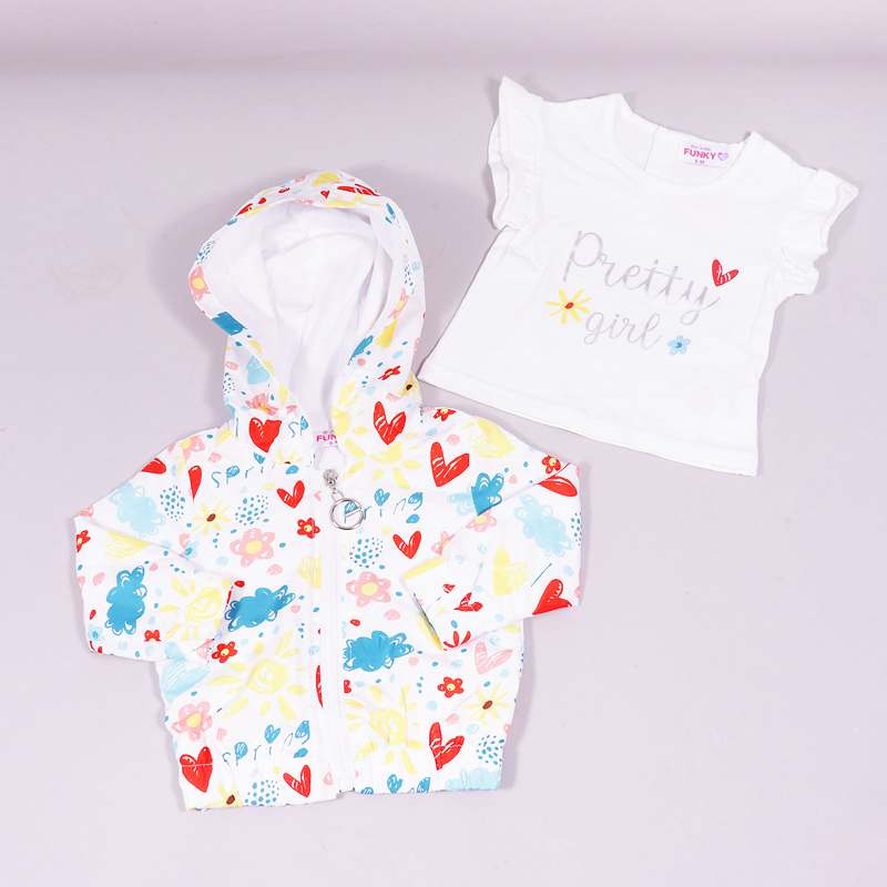 Σετ μπλούζα- μπουφάν αντιανεμικό Funky