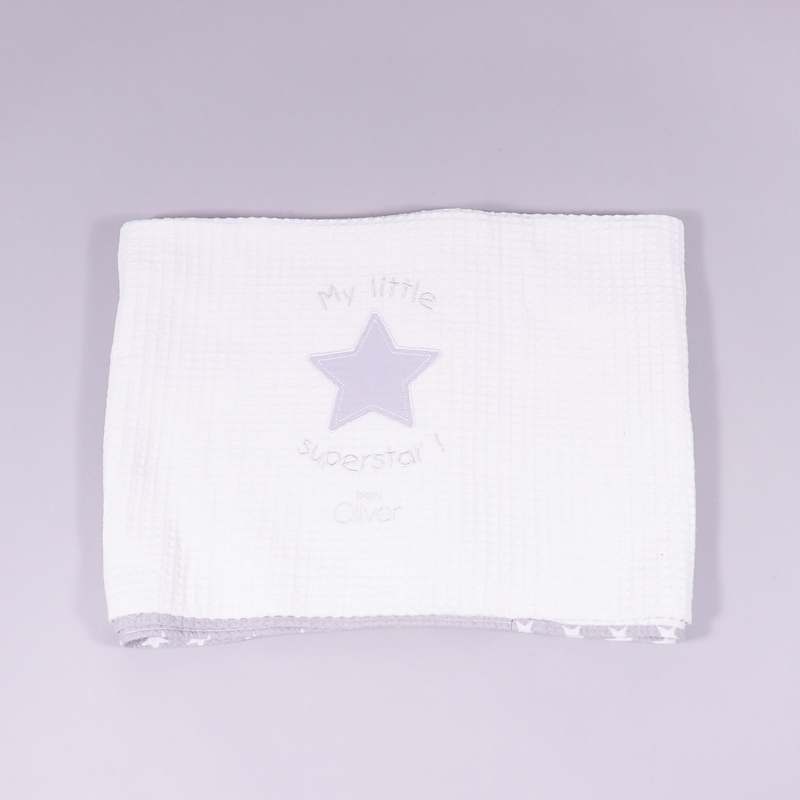 Κουβέρτα πικέ baby Oliver