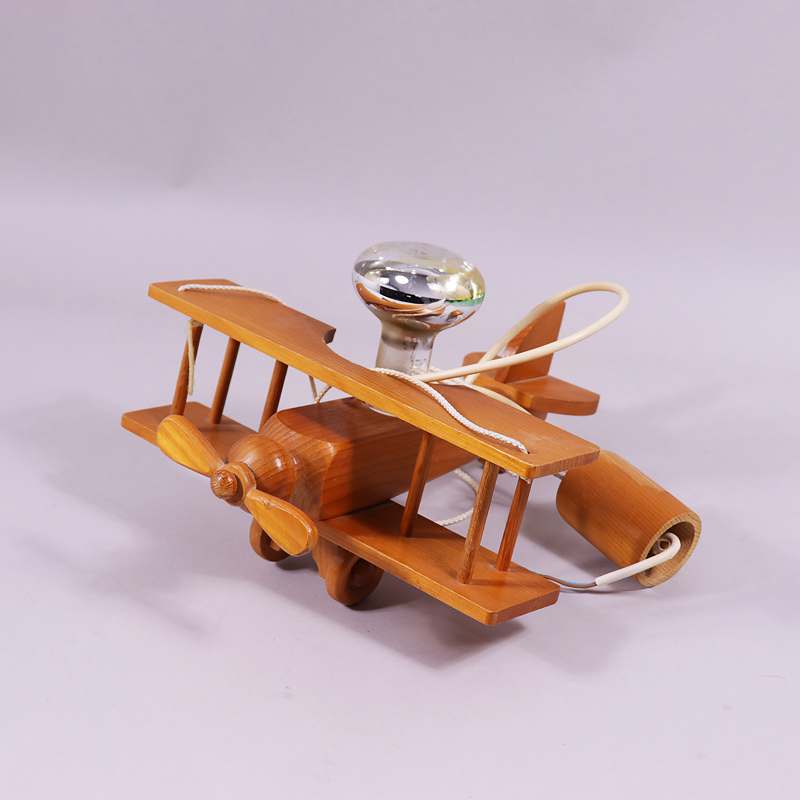 Φωτιστικό ξύλινο Αεροπλάνο