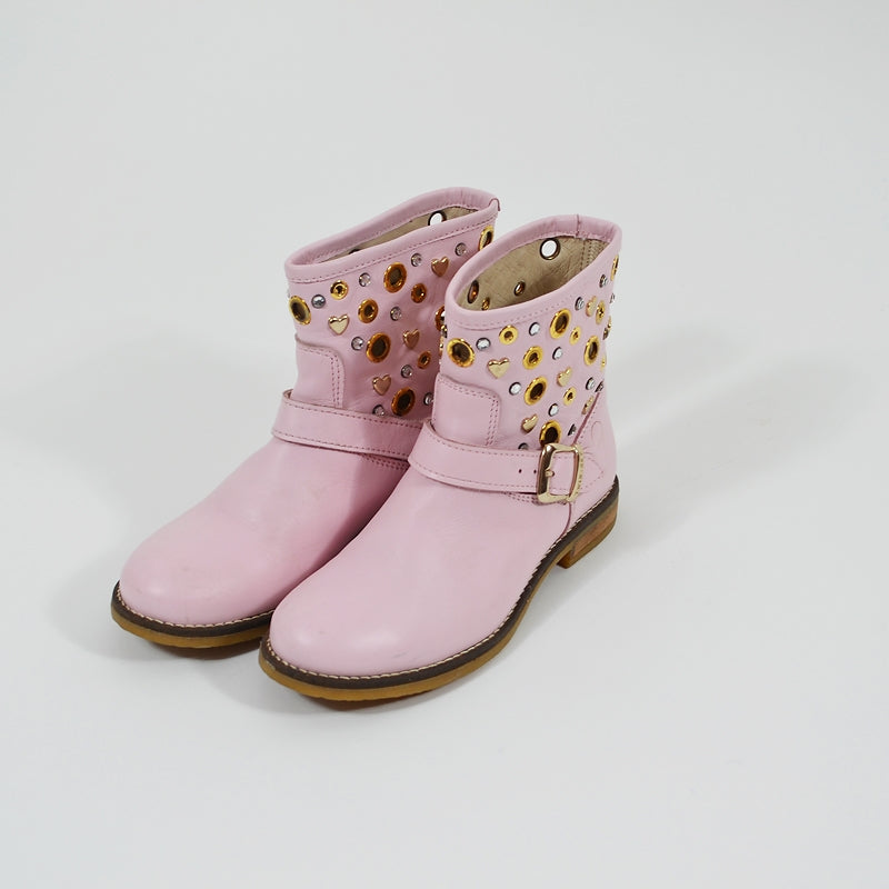 Μποτάκια δερμάτινα Twin set