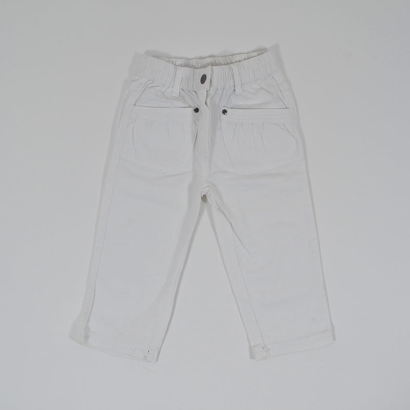 Λευκό παντελόνι Knot