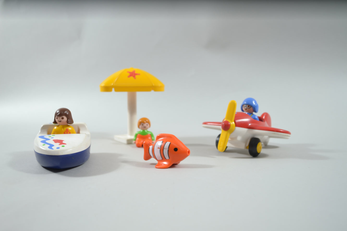Παιχνίδι Αεροπλάνο και Βαρκάκι Playmobil 1.2.3-6050