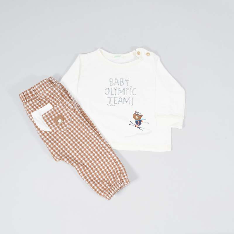 Σετ μπλούζα- παντελόνι Benetton