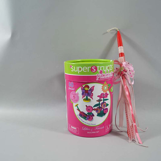 Λαμπάδα με παιχνίδι κατασκευών