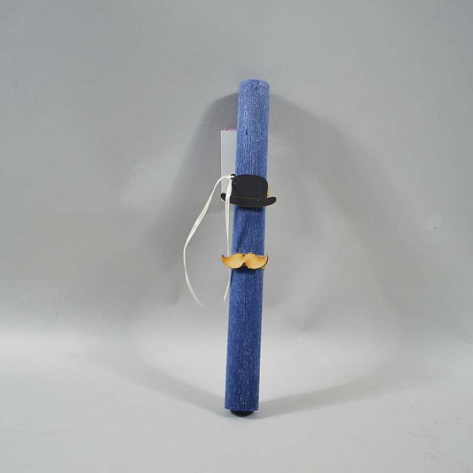 Λαμπάδα με Καπέλο και Μουστάκι