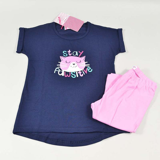 Σετ μπλούζα -κολάν κάπρι Funky