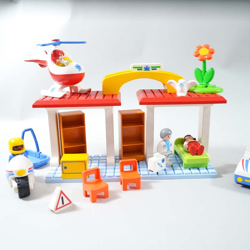 Παιχνίδι Αστυνομία & Παιδιατρείο Playmobil 1.2.3-5046