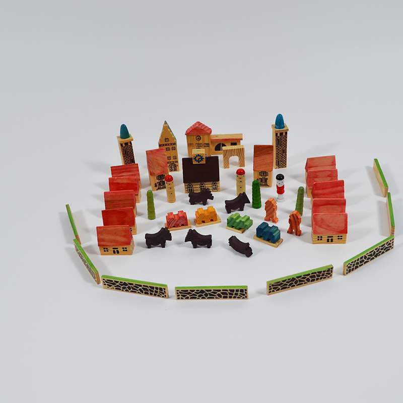 Παιχνίδι Ξύλινη Κατασκευή Πόλη