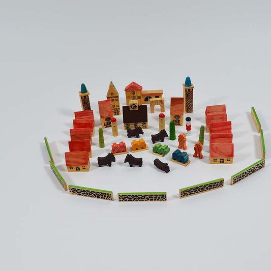 Παιχνίδι Ξύλινη Κατασκευή Πόλη