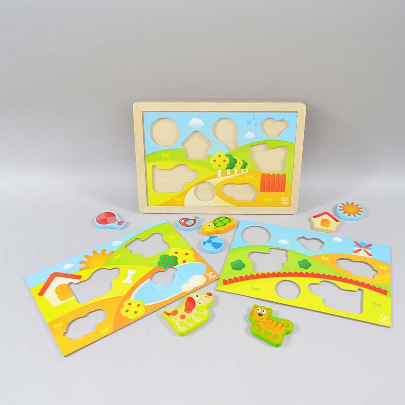 Παιχνίδι  παζλ ηλιόλουστη κοιλάδα Hape