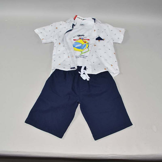 Σετ μπλούζα - πουκάμισο - βερμούδα trax