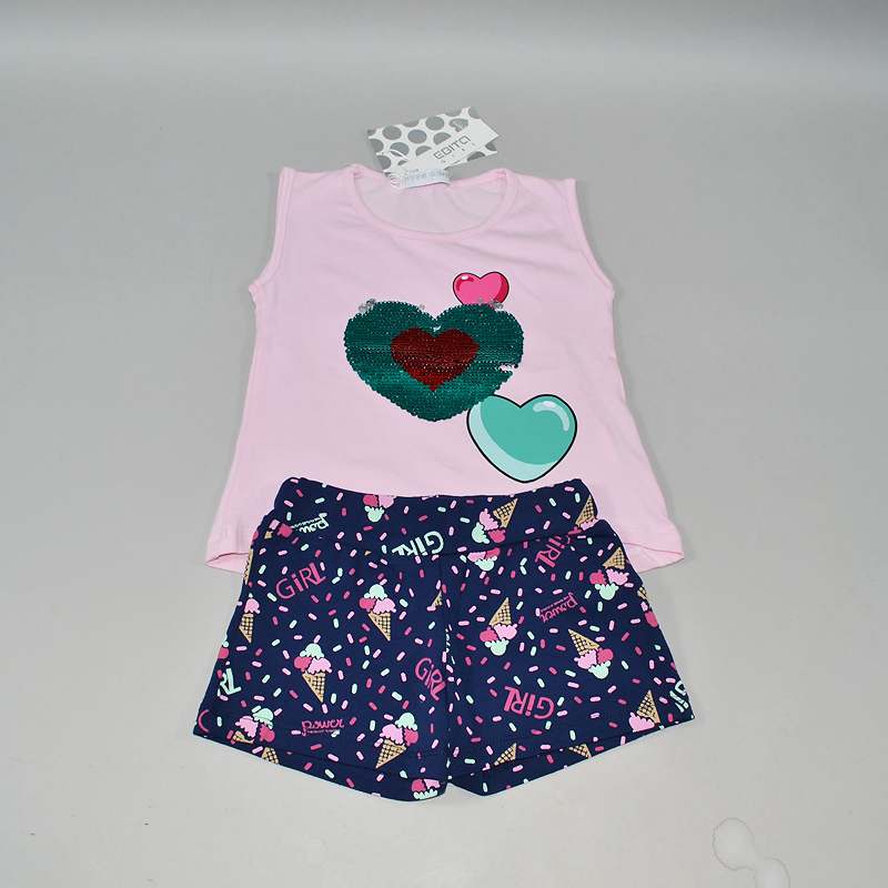 Σετ μπλούζα - σορτς Εβίτα