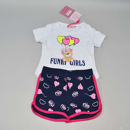 Σετ μπλούζα - σορτς Funky