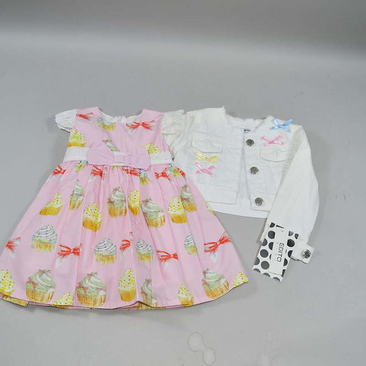 Σετ φόρεμα - jean μπουφάν Εβίτα