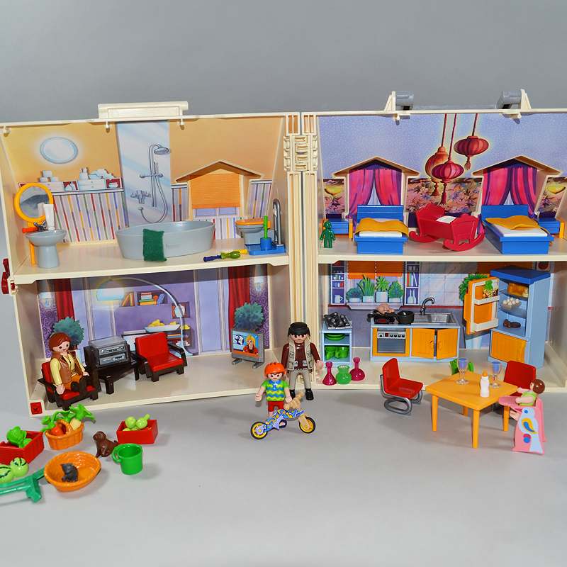Παιχνίδι Μοντέρνο Κουκλόσπιτο-Βαλιτσάκι Playmobil  70985