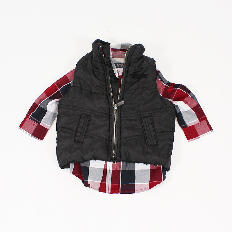 Σετ πουκάμισο-μπουφάν αμάνικο KENNETH COLE