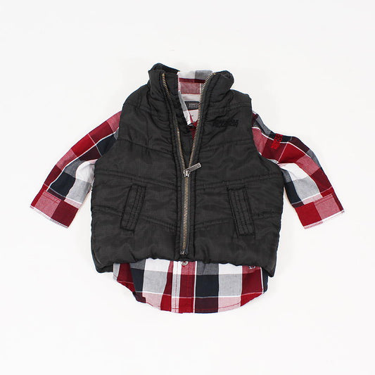 Σετ πουκάμισο-μπουφάν αμάνικο KENNETH COLE