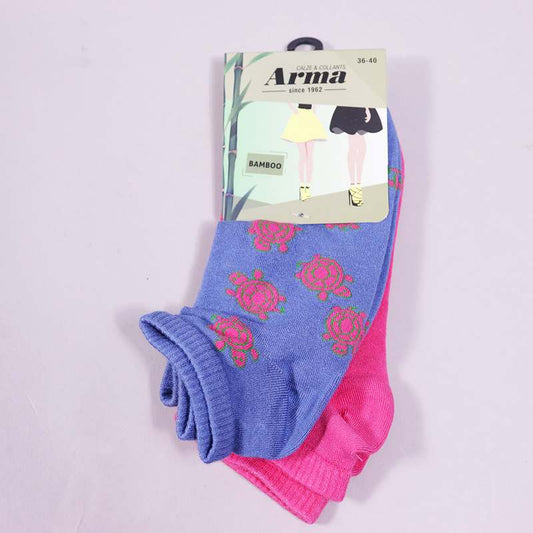 Σετ 2 ζευγάρια κάλτσες κοντές Arma