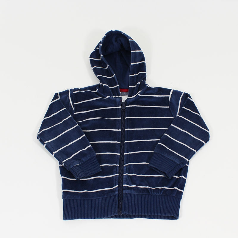 Ζακέτα βελουτέ μπλε Zara