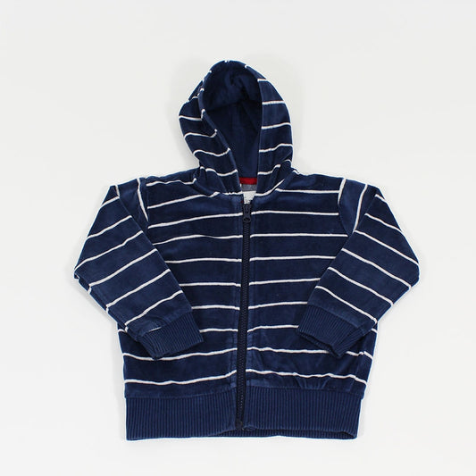 Ζακέτα βελουτέ μπλε Zara