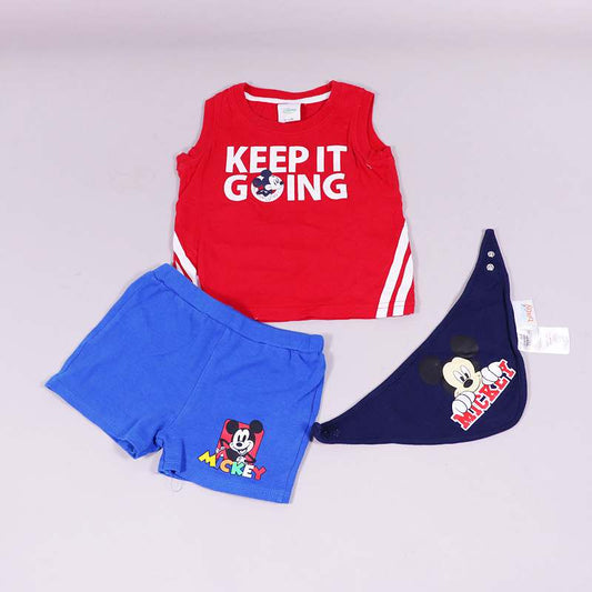 Σετ μπλούζα- 2 σορτς Disney baby
