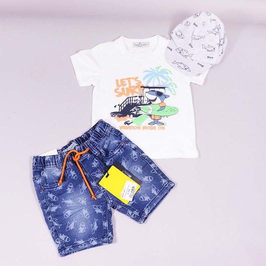 Σετ μπλούζα- σορτς Hashtag