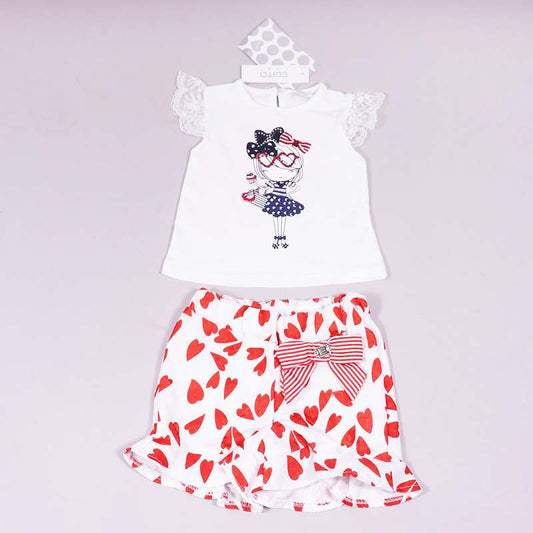 Σετ μπλούζα- σορτς Εβιτα