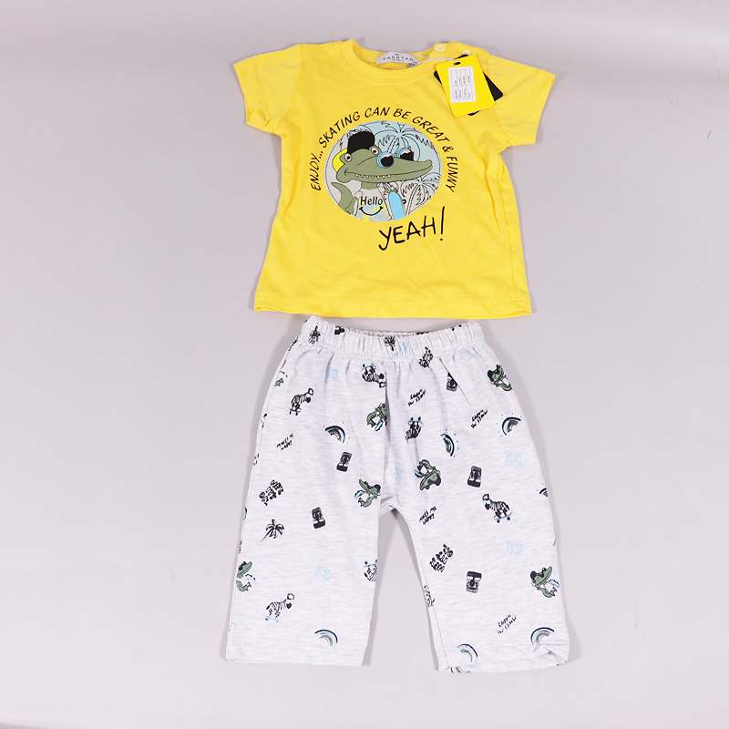 Σετ μπλούζα- βερμούδα Hashtag