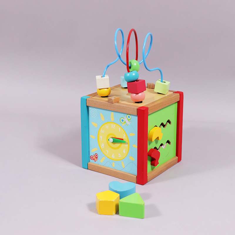 Παιχνίδι Ξύλινος κύβος δραστηριοτήτων ELC