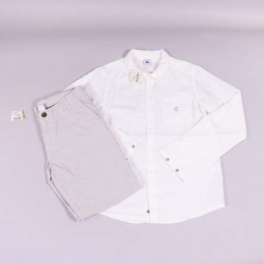 Σετ πουκάμισο- παντελόνι Petit Bateau