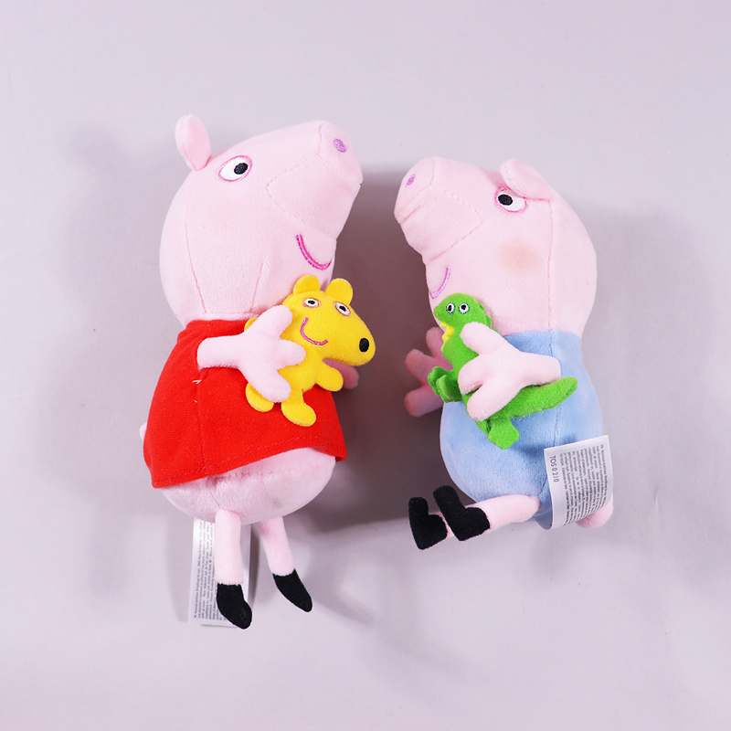 Παιχνίδι 2 λούτρινα Peppa - George