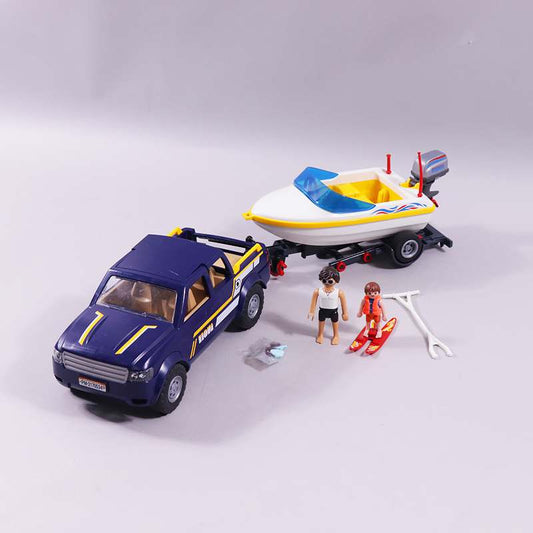 Παιχνίδι Φορτηγάκι με Τρέιλερ και Ταχύπλοο Playmobil 70534