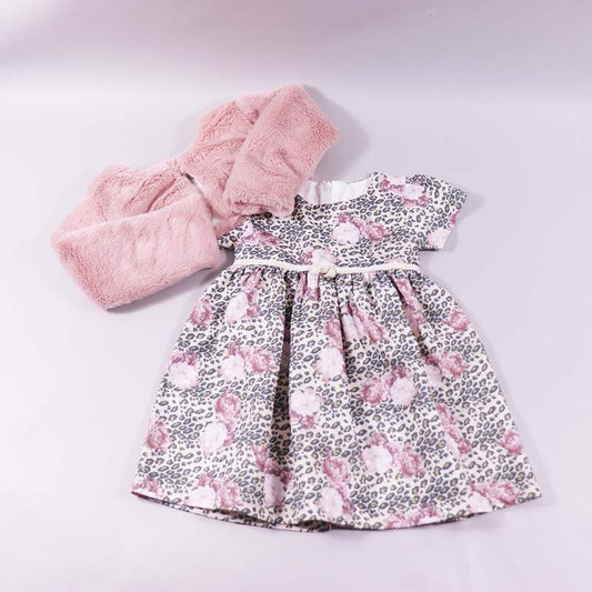 Φόρεμα με γουνάκι Εβίτα