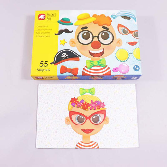 Παιχνίδι Magnetic Box Crazy Faces AS