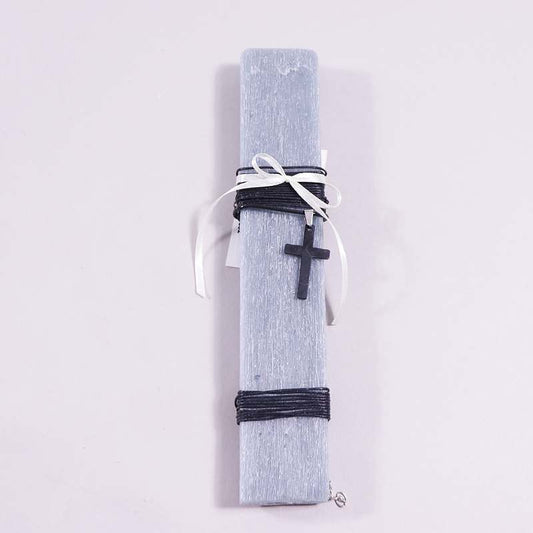 Λαμπάδα με κολιέ σταυρό